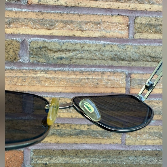 Cartier Chrome Grey Sunglasses - Picture 6 of 8